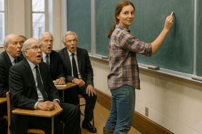 They Laughed: “Go Feed the Cows” — Then the Top Professors Were Stunned When She Picked Up the Chalk