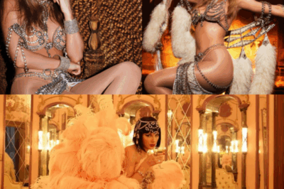 Taylor Swift’s ‘The Life of a Showgirl’ album artwork outfits are fit for a Vegas stage