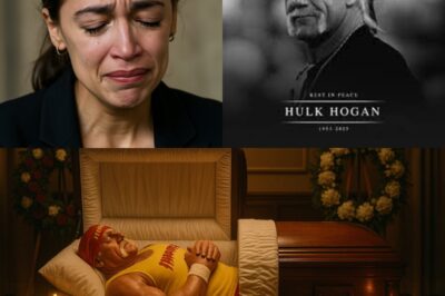 BREAKING: AOC Give Hulk Hogan A Silent Farewell That Moves Everyone To Tears. No cameras, no speeches—As the world mourned the passing of Hulk Hogan, AOC stirred the atmosphere by kneeling beside Hulk Hogan’s casket and whispering, “I can’t believe you’re still here with us…”. The audience watched silently, moved, and reached out in gratitude—a surreal moment that united two icons from two completely different worlds. But what happened next surprised everyone.