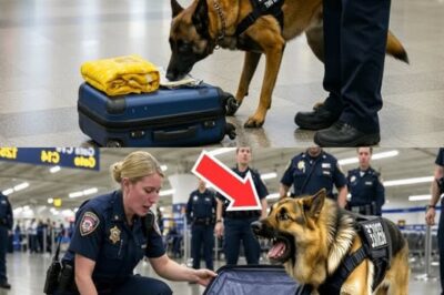 K9 Dog Barks At Suitcase At Airport — What’s Inside Sh0cks Everyone!
