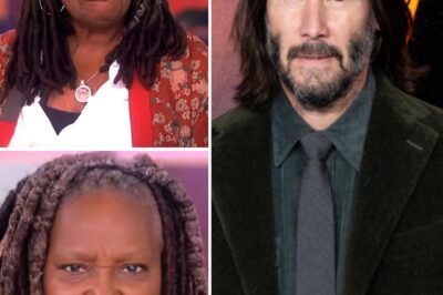 “ARE YOU SERIOUS?” Keanu Reeves ignited a live TV firestorm when he refused to hand Whoopi Goldberg the Lifetime Achievement Award, stunning millions with five chilling words: “SHE’S NOT WORTHY OF THIS.” In front of a star-studded crowd, he stepped back from the podium and doubled down: “YOU DON’T CELEBRATE SOMEONE WHO’S BURIED THE TRUTH FOR DECADES.” The room froze. Gasps erupted. Applause died mid-clap. What was meant to be a night of honor turned into a brutal reckoning as Reeves dismantled the moment, live and unfiltered. “THIS INDUSTRY KEEPS HANDING OUT AWARDS TO PEOPLE WHO’VE LOST THE PLOT—WELL, NOT ON MY WATCH,” he added, locking eyes with the stunned audience. In seconds, the celebration turned into confrontation. The fallout was instant. The message was thunderous: Keanu didn’t just refuse—he exposed