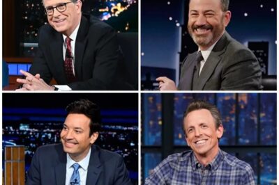 “They Canceled Colbert. And Now All Hell’s Breaking Loose on Late Night.” Jimmy Fallon, Kimmel, Oliver, and Meyers Are Crossing Networks to Defend Stephen Colbert