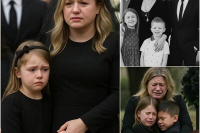 They had planned a quiet memorial. But then Kelly Clarkson stepped forward, her hands trembling as she held a yellowed envelope. River Rose Blackstock stood beside her, pale, eyes full of tears. “My father… he knew this was coming a long time ago,” she said, voice breaking. Kelly then revealed a secret Brandon Blackstock had kept for decades — a truth written in a single, sealed letter, hidden in his private safe. The letter, dated 1994, began with a chilling line: “If you’r…