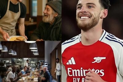 While the lights on the pitch were still on, Declan Rice quietly opened a restaurant to feed the hungry — no ID required, no questions asked. Funded entirely from his own pocket, the space offered more than just food: it offered dignity, warmth, and hope. He didn’t post for likes. He did it because it was right. In a noisy world, this quiet act resonated more powerfully than any headline.