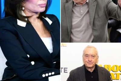 Just moments ago, Fifth Avenue felt like it stopped breathing. Jeanine Pirro, eyes blazing, turned to Robert De Niro and dropped a truth bomb so sharp it cut straight through the air. In one brutal line—about legacy, power, and the hypocrisy running deep in Hollywood—she left the actor and the entire panel frozen in place. The silence that followed was deafening, the kind that makes your skin prickle because you know you’ve just witnessed a turning point. You could almost feel the tension pressing against the walls, daring someone to speak. But no one did. It was as if Pirro had ripped the curtain off a truth Hollywood would rather keep buried. Now, the clip is exploding across social media, and the question hanging in the air is simple: did she just say what everyone’s been too scared to admit? The fallout is only beginning, and the next chapter promises fireworks.