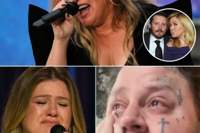 “I Don’t Know How To Sing Without Him In This World Anymore…” Kelly Clarkson’s Voice Cracked Mid-Verse Of “Save Me,” Tears Streaming As She Dedicated The Song To Her Ex-Husband, Brandon Blackstock, Who Lost His Battle With Cancer At Just 48. Every Note Felt Like A Goodbye She Never Got To Say. In The Wings, Jelly Roll Wiped His Eyes, Later Confessing, “I’ve Seen Pain… But Watching Her Pour Her Soul Out Like That Broke Me In Half.” The Stage, The Crowd, The World — All Stood Still For A Love Story Ended Too Soon