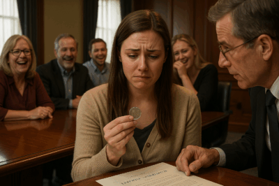 Divorced Mom Laughed at Her $1 Inheritance—Next Day, Lawyer Drove Her to a Hidden Estate