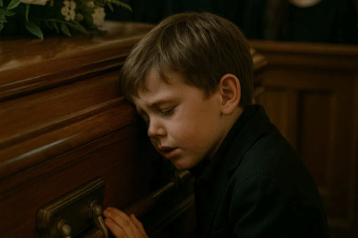 The Boy Placed His Ear on His Mother’s Coffin—What He Whispered Made the Whole Church Go Silent