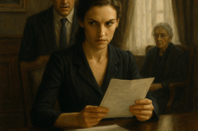 Husband Made Me Sign Postnup Before His Dad Died—He Didn’t Know I Spoke to His Grandmother