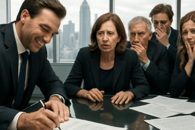 HE SIGNED THE SALE PAPERS. HER FAMILY’S EMPIRE COLLAPSED.
