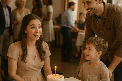 CEO’s Paralyzed Daughter Sat Alone at Her Birthday Cake—Until a Single Dad Said ‘Can We Join You’