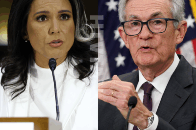 “He Said No to T.r.u.m.p — and Got Roasted by Tulsi: Jerome Powell’s Sh0k Refusal to Cut Rates Sparks Viral Clash, Explosive Silence in D.C., and a Quote That May Redefine the Election Narrative — Is the Fed Playing Politics or Finally Standing Its Ground?