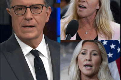 BREAKING: “LAST NIGHT’S TV DISASTER” – Stephen Colbert Was Stunned When Marjorie Taylor Greene “EXPLODES ON LIVE” | From Talk Show To Ideological War Zone, Audience Was Dumbfounded!