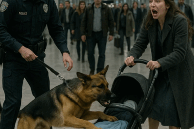 The Service Dog Jumped at a Baby Stroller in the Airport—What Everyone Saw Left Them Frozen