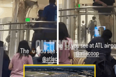 “I knew something was wrong the moment it hit my face” – HORRIFIED travelers scream as BROWN LIQUID rains from ceiling at America’s busiest airport, but staff DISMISSES IT as ‘just condensation’ and even WASHES HANDS in it to deny responsibility