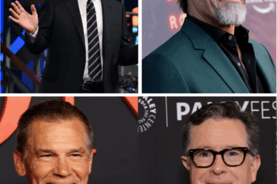 “Guess you’ve got time now, huh” – Josh Brolin TEASES Stephen Colbert on live TV with a shocking hint about a SECRET Marvel role, fueling wild speculation about the late-night host’s next move and why Hollywood insiders are suddenly whispering his name