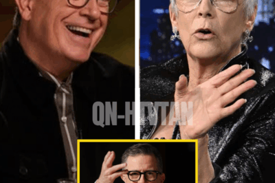 “They tried to bury me with silence — now I’m digging up the truth” – Jamie Lee Curtis unleashes stunning accusations against CBS after Colbert’s exit, hinting at sabotage, bribery, and a plot that could shake late-night TV to its core