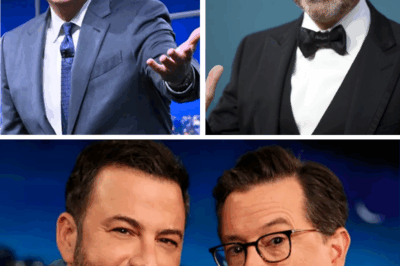 “They think they can silence us” – inside the secret pact between Jimmy Kimmel and Stephen Colbert that threatens to EXPOSE CBS with hidden recordings, a covert meeting, and evidence so volatile it could bring the network’s late-night empire crashing down