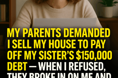 Parents Demanded I Sell My House To Pay Off My Sister’s $150000 Debt After They Cut Me Out 5 Yrs…