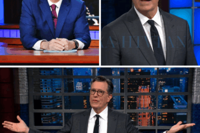 COLBERT EXPOSED: The Golf Course Segment That Left Networks Shaken  It started like any other monologue — light banter, headlines, a ribbon-cutting overseas. But then came the footage. A handshake no one could explain. A prison visit that didn’t belong.