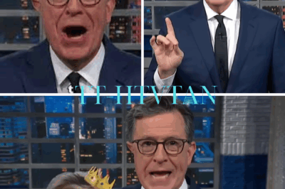 COLBERT’S QUIET DETONATION: The Golf Course Clip That’s Making Networks Sweat It was supposed to be a feel-good segment — a ribbon in Scotland, a celebrity handshake, a few harmless laughs. But Stephen Colbert had other plans. He rolled the footage no one expected, stitched the timeline no one was ready for, and ended with a line that hit like a gavel: “We used to call them criminal associations. Now we call them partnerships.” The audience froze. The phones lit up. And somewhere in the big-three boardrooms, lawyers started watching with the volume down. Because if Colbert’s hint was more than a joke, then the golf course isn’t just a backdrop — it’s the message.