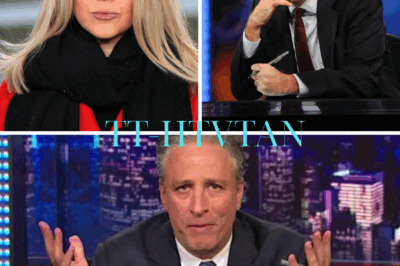 ON-AIR SHUTDOWN: Jon Stewart’s Two-Line Takedown Leaves Karoline Leavitt Speechless It was supposed to be playful banter. One quick jab about appearance, a laugh, and move on. But Jon Stewart didn’t stop there. His follow-up hit harder than any cross-examination: “You sound like a caption trying to pass for conviction.” In seconds, the mood flipped. Karoline’s rebuttal stalled, her confidence cracked, and the room fell into a silence that felt like a verdict. Stewart sat back, steady and unblinking, letting the moment hang. By the time the segment wrapped, the audience wasn’t debating who won — they were replaying the words that landed like a knockout.