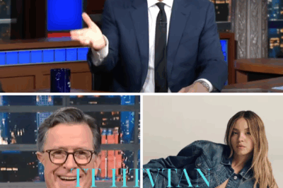 “‘Silence in Denim Beats Shouting in a Suit,’ Sydney Sweeney SKYROCKETS American Eagle by $200M — While Stephen Colbert Drains $50M From CBS.”  While Stephen Colbert’s “woke comedy crusade” bled CBS of up to $50 million a year, Sydney Sweeney did something far simpler—she wore a pair of jeans. That single move sent American Eagle’s market value soaring by $200 million. The contrast is stark: one’s loud political punchlines cost a fortune, the other’s quiet style made a fortune. In the end, it seems silence in denim might just be the most profitable statement of all.