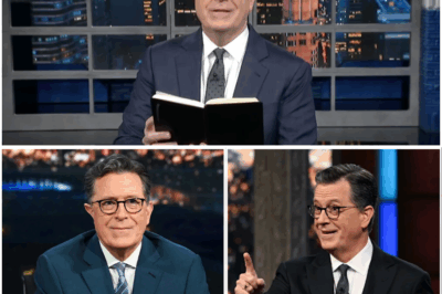 “So He Opened a Golf Course. Again.” — Stephen Colbert SHOCKS with Silent Revelation That Has Networks Scrambling to Contain the Fallout  What started as a seemingly innocent segment about golf and hospitality quickly morphed into something far darker. A ribbon-cutting ceremony in Scotland. An unexplained handshake. A silent prison visit. What began as just another headline turned into a coordinated unraveling of secrets no one saw coming.  Stephen Colbert didn’t raise his voice. He didn’t need to. He let the camera do the talking, letting the footage and timeline unfold, building to a chilling moment. And then, with a single line, he exposed the truth:  “We used to call them criminal associations. Now we call them partnerships.”  The studio went dead silent. The audience was paralyzed. There were no cheers, no applause. Only stunned faces as the implications of Colbert’s words hung heavy in the air.  By the time the lights dimmed, phones were ringing frantically at three major networks, but no one was picking up.  If what Colbert just implied is true, then the golf course isn’t just a cover—it’s the signal. A signal for something far bigger that’s being hidden from the public.  So, what exactly happened during that broadcast? And why are broadcast lawyers now quietly watching late-night shows with the sound turned off?  The truth is about to unravel—and it’s far more explosive than anyone could have imagined. Full details below👇