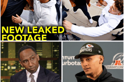 🔥 EXPLOSIVE FOOTAGE LEAKED: Stephen A. Smith & Patrick Mahomes in Fiery Confrontation — Fans Left Stunned!  New video just surfaced showing an unexpectedly intense showdown between sports titan Stephen A. Smith and NFL superstar Patrick Mahomes. What started as a routine discussion erupted into a heated clash that no one saw coming.  Fans and analysts are scrambling to make sense of what was said, and social media is in meltdown. Could this footage change everything we thought we knew about Mahomes and Smith? The world is watching…