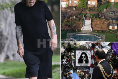 “INSIDE OZZY OSBOURNE’S $1 BILLION MANSION: A GLIMPSE INTO THE ROCK LEGEND’S EXTRAVAGANT ESTATE, FILLED WITH GOTHIC CHARM, ICONIC MEMORABILIA, AND A TRANQUIL GARDEN”  Ozzy Osbourne’s Beverly Hills mansion, valued at nearly $1 billion, is far more than just a luxurious residence; it is a stunning reflection of his remarkable career and eccentric personality. The estate masterfully combines rock ‘n’ roll history with moments of serene elegance—from the expansive music room, filled with iconic memorabilia that spans decades of his legendary career, to the peaceful garden offering quiet reflection amidst the chaos of fame.  With its gothic charm, opulent living spaces, and personalized touches, this mansion isn’t merely a sanctuary for the Black Sabbath frontman—it’s a tribute to his extraordinary life. A blend of decadence and tranquility, the estate tells the story of the man who defined a generation of music. Take a closer look at the spaces that make up Ozzy Osbourne’s larger-than-life legacy