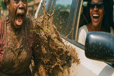 She was just a cleaner trying to get to work. One splash of mud changed her life! The rich woman behind the wheel had no idea – someone powerful was watching…