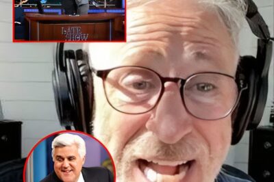 ”BOOM! Jon Stewart FIRES BACK at Jay Leno for Taking Shots at Stephen Colbert — and His Comeback SHUT THE ROOM DOWN!”