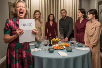 The mother-in-law SHAKE the envelope with the DNA results in front of the guests. The words of the DAUGHTER-IN-LAW made everyone present freeze…