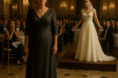 Just before the wedding, my daughter tore apart the dress i had spent six months making. in front of 200 guests, she shouted.CH2