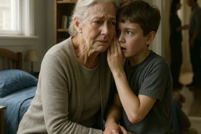 “Grandma, Mom and Dad want to use your money,” my grandson whispered with wide eyes. I acted upset and stepped out. What followed left the whole family silent….CH2