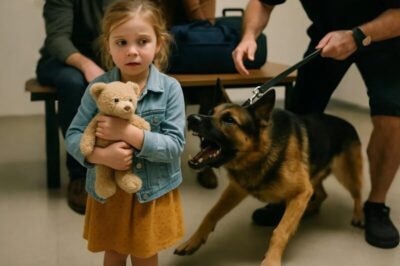 A Police Dog Suddenly Started Barking at a Little Girl With Her Parents: Then the Officer Noticed Something Strange About the Child
