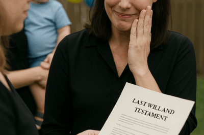 AFTER MY HUSBAND’S FUNERAL, I WENT TO MY SISTER’S SON’S FIRST BIRTHDAY PARTY, AND SHE ANNOUNCED….