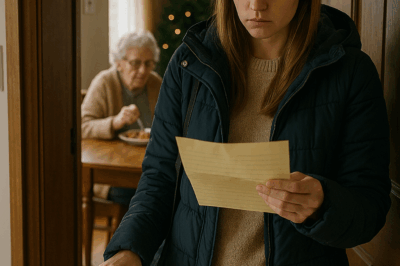 THEY SPENT MY $10,000 STUDENT LOAN ON A CRUISE — GRANDMA SAID “WE’LL FIX THIS.” FOUR DAYS LATER, THEY WERE SIGNING ON THE SIDEWALK.  No lights. No tree. Just Grandma with microwave turkey and a note on the fridge: “Used your loan money for a family Caribbean cruise. Take care of Grandma. Love you!”  I didn’t scream. I called a locksmith…..