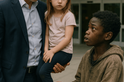 “Sir, I Can Make Your Daughter Walk Again”, Said the Black Beggar Boy – The Millionaire Turned and FROZE!  A wealthy father had given up hope after countless treatments failed to help his young daughter walk again. But then came an unexpected voice—one he didn’t see coming. A 9-year-old boy, worn down by life but full of quiet conviction, made a bold promise: “I can help her walk.” What started as an unbelievable claim outside a hospital became something no one could explain, but everyone could feel. This is the true story of patience, loss, and the kind of healing that doesn’t come from machines—but from heart.
