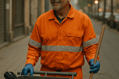 MY DAD WEARS AN ORANGE UNIFORM AND CARRIES A BROOM — TODAY I WANT THE WORLD TO KNOW HIS WORTH