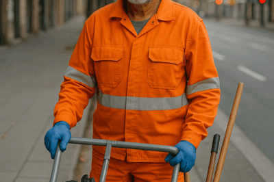 My Dad Works as a Janitor, and Today I Want the World to Know His Worth Every morning, before the city even wakes, my father is already out the door. In his orange uniform and blue gloves, he pushes his cart of brooms and garbage bags, quietly beginning his shift as a street cleaner. It’s not an easy job—rain, heat, heavy bags—but he never complains…..