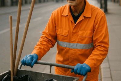 MY DAD WEARS AN ORANGE UNIFORM AND CARRIES A BROOM — TODAY I WANT THE WORLD TO KNOW HIS WORTH  Before dawn, he’s out the door. Blue gloves. Squeaky cart. Quiet streets.  Rain or heat, he never complains. “Looks good today,” he says. “People can walk without tripping.”……