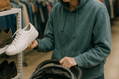 I Bought $15 Shoes for a Struggling Mom – Two Weeks Later, There Was a Knock on My Door
