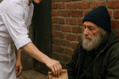 A Young Baker Secretly Left Breakfast For a Homeless Man Every Morning for Six Years — On Her Wedding Day, The Truth About His Identity Left Everyone Speechless