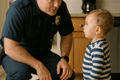 “I was just dropping off a bag of old clothes… then I saw a patrol car, an open front door—and a cop kneeling to a baby: ‘Where’s your mom, little guy?’ I whispered back: ‘That’s not Nadira’s baby.’ And suddenly, everything clicked… 😳”
