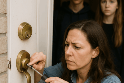 When my stepchildren declared they only answer to their biological parents, I decided to give them exactly that. I changed the locks, cut off all privileges, and told their dad it was time for him to step up, pickup was tonight. The silence that followed said it all; no one even tried to argue.