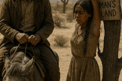 A SILENT RANCHER CUT ACROSS THE CHIHUAHUA–SONORA DUST… THEN SAW A COMANCHE GIRL HANGING FROM A MESQUITE WITH A SIGN….