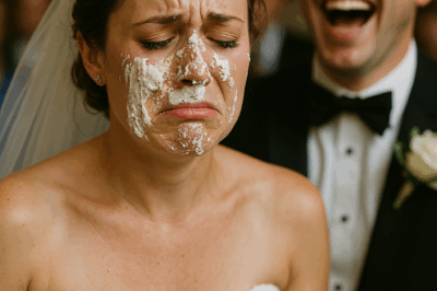 During our wedding, my husband grabbed a huge piece of cake, smeared it on my face, and started laughing out loud: at that moment, I decided….