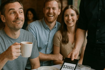 ‘Mark, This Table Is For Family. You Can Find A Spot Outside.’ My Cousin Laughed As The Others Grinned. The Waiter Dropped A $3000 Bill In Front Of Me. I Took A Sip Of My Coffee And Chuckled. They Had No Idea Who Was Covering It Tonight…