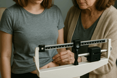 “Beauty requires sacrifice,” she said, pinching my stomach. Ten years later, the number that finally weighed her down had nothing to do with a scale.